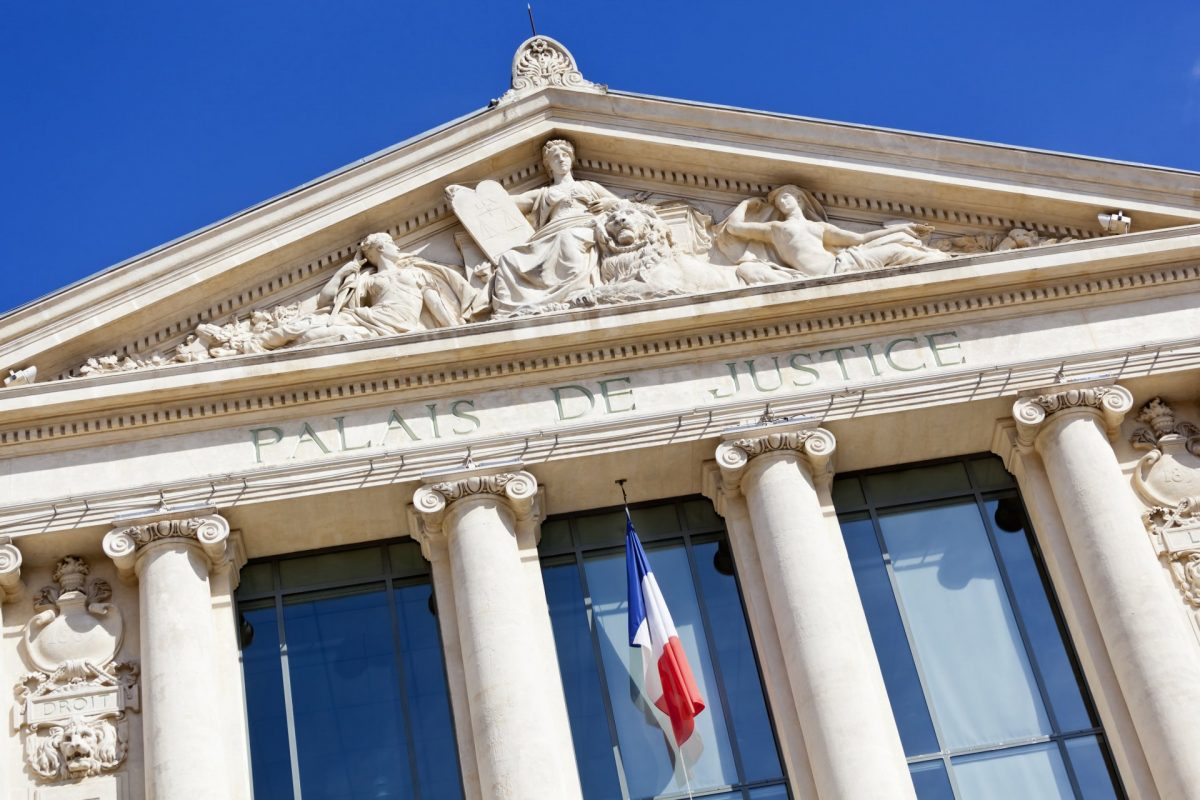 Palais de Justice Court in Nice